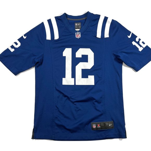 Nike Indianapolis Colts Andrew Luck Football Jersey #12 Blue Mens Small - Picture 1 of 7